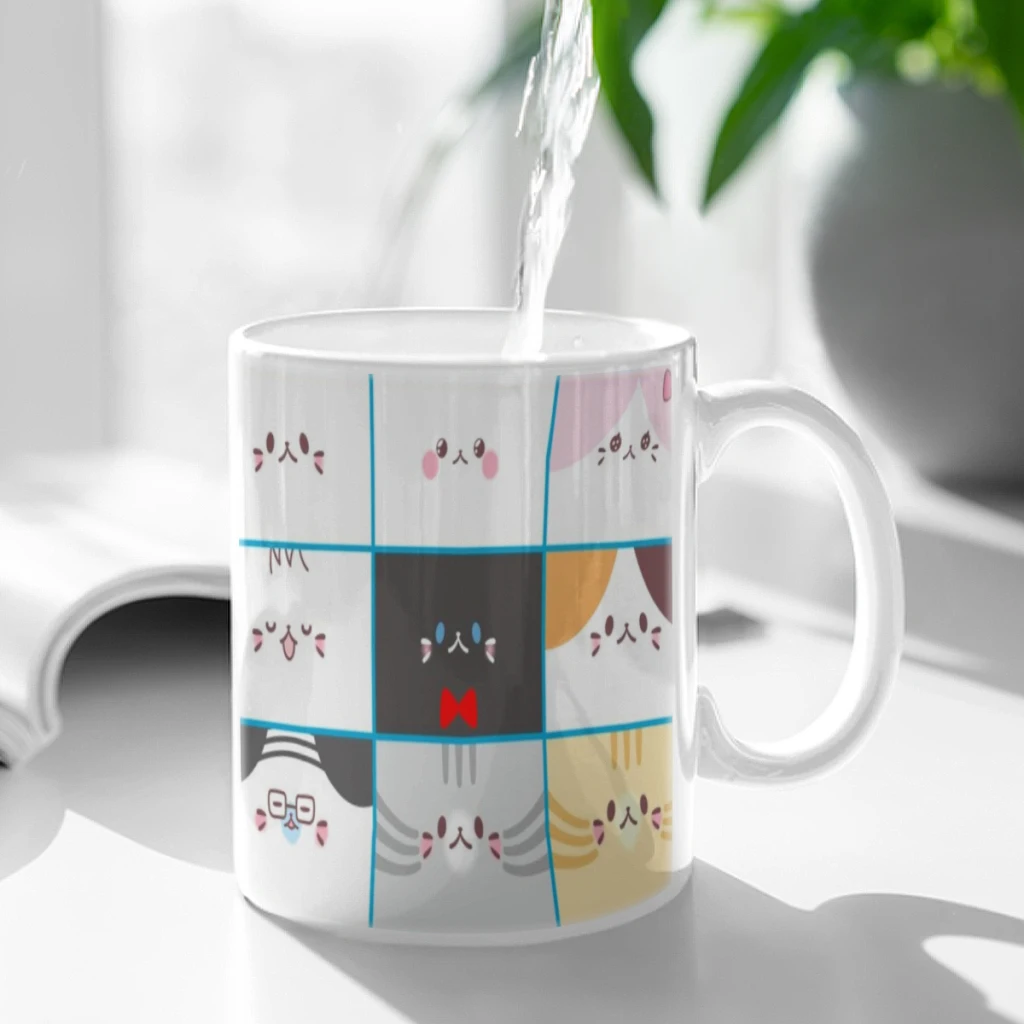 Забавная кофейная кружка банан-Кот Kawaii Bananya 11 унций забавная керамическая чашка