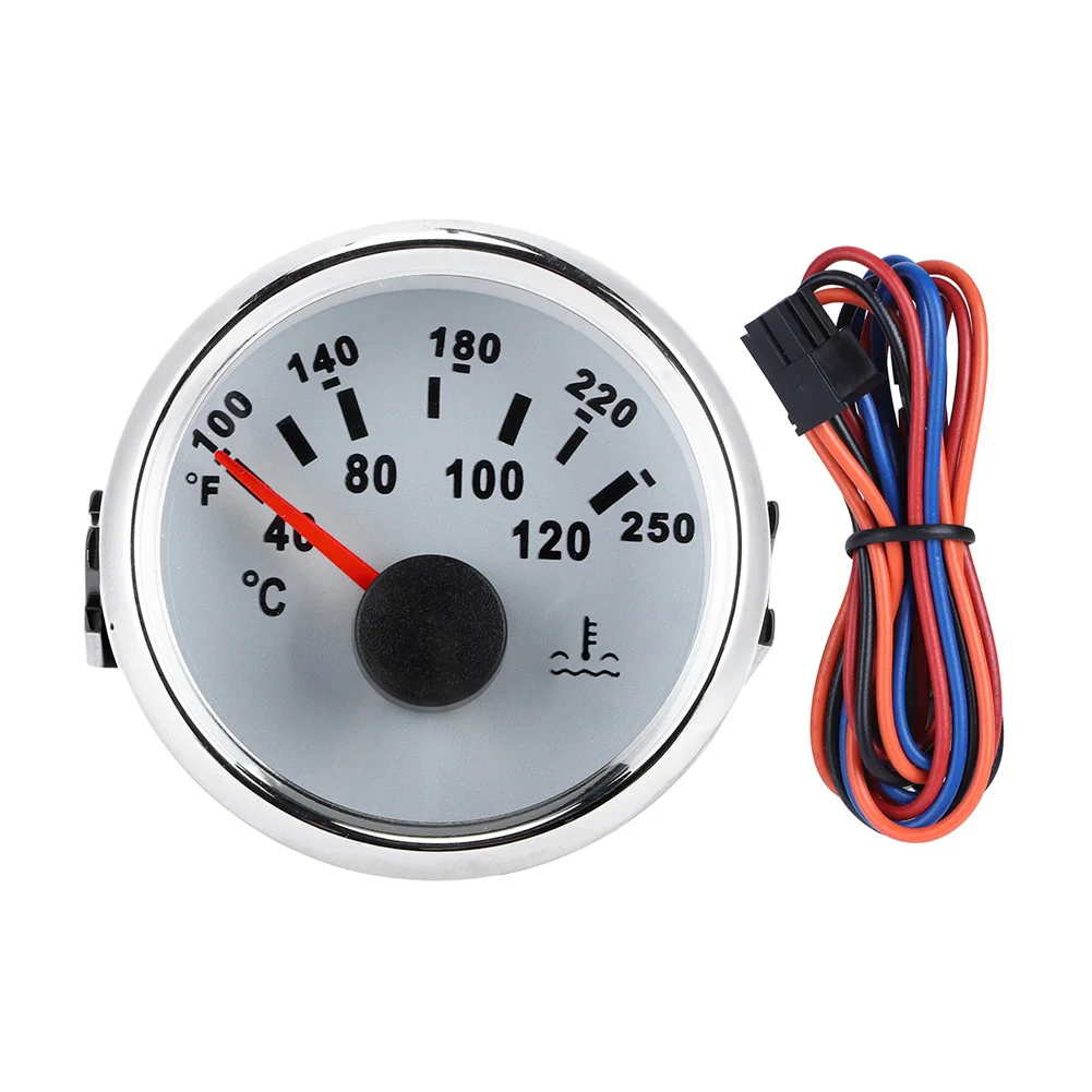 

52mm/2in Marine Engine Water Temperature Gauge 40-120 ℃ Temp Meter for Boat RV water water water