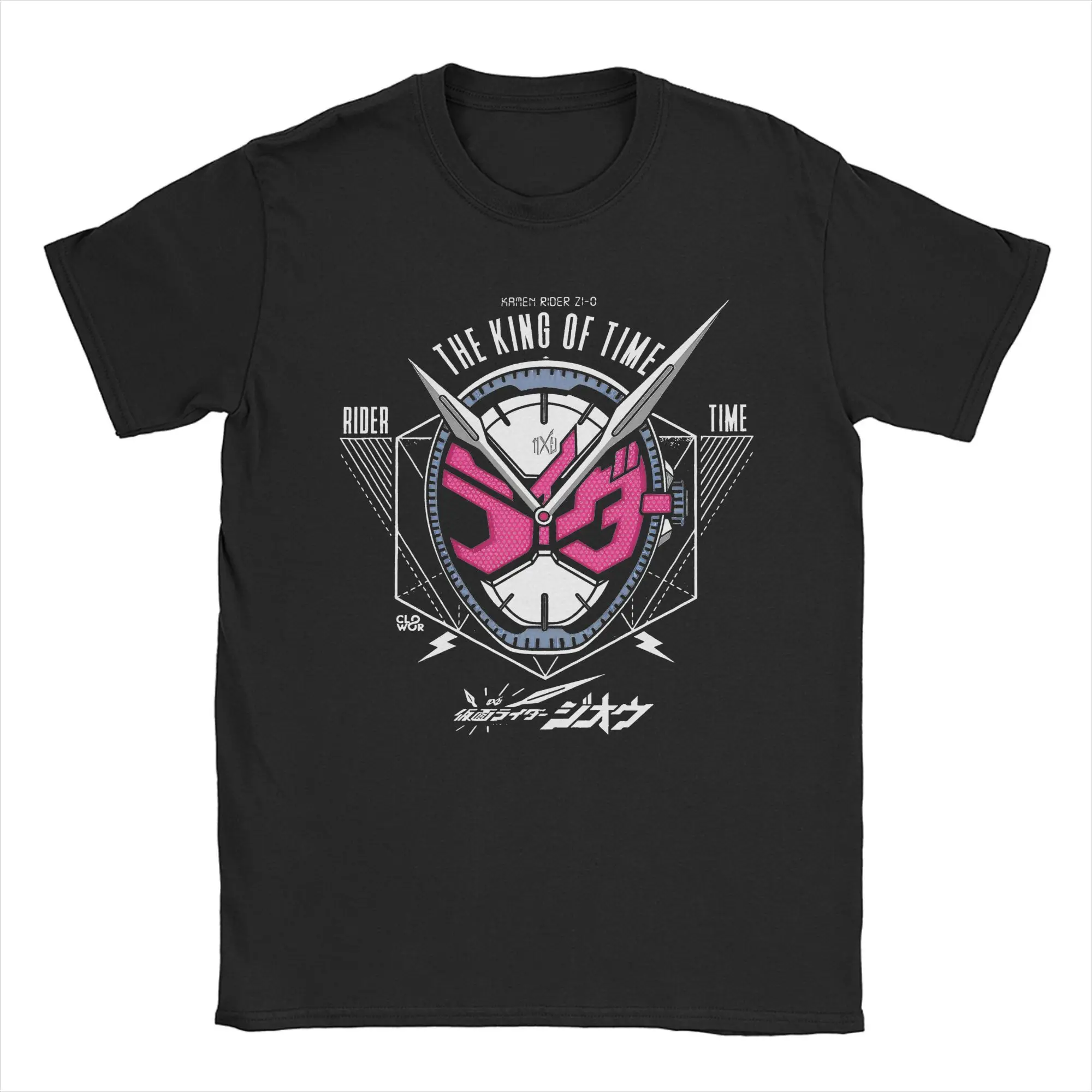 Kamen Rider Zi-o - The King of Time Классическая футболка из чистого хлопка повседневные