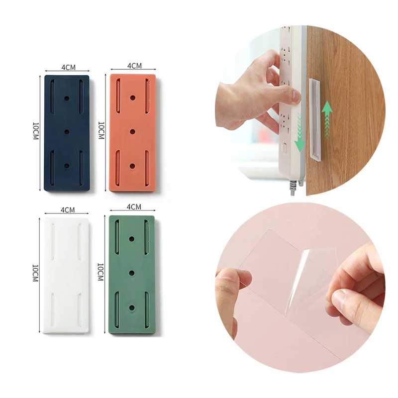 Self-adhesive Wall Hook Socket Storage Holder Socket Organiz