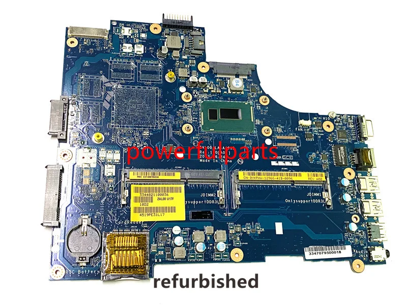 Восстановленная материнская плата для dell vostro 3540 V3540, деталь 0, YKPHW, LA-A491P SR1DV, Celeron 2957U, протестирована, ОК