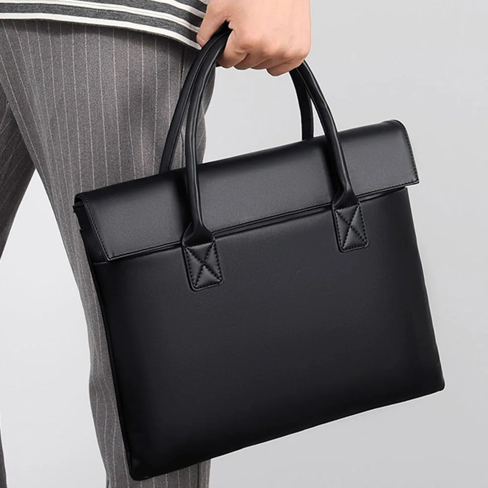 

Портфель Marfino для женщин, органайзер, сумка-портфель для ноутбука, кожаный двухслойный чехол для документов в деловом стиле для мужчин и женщин