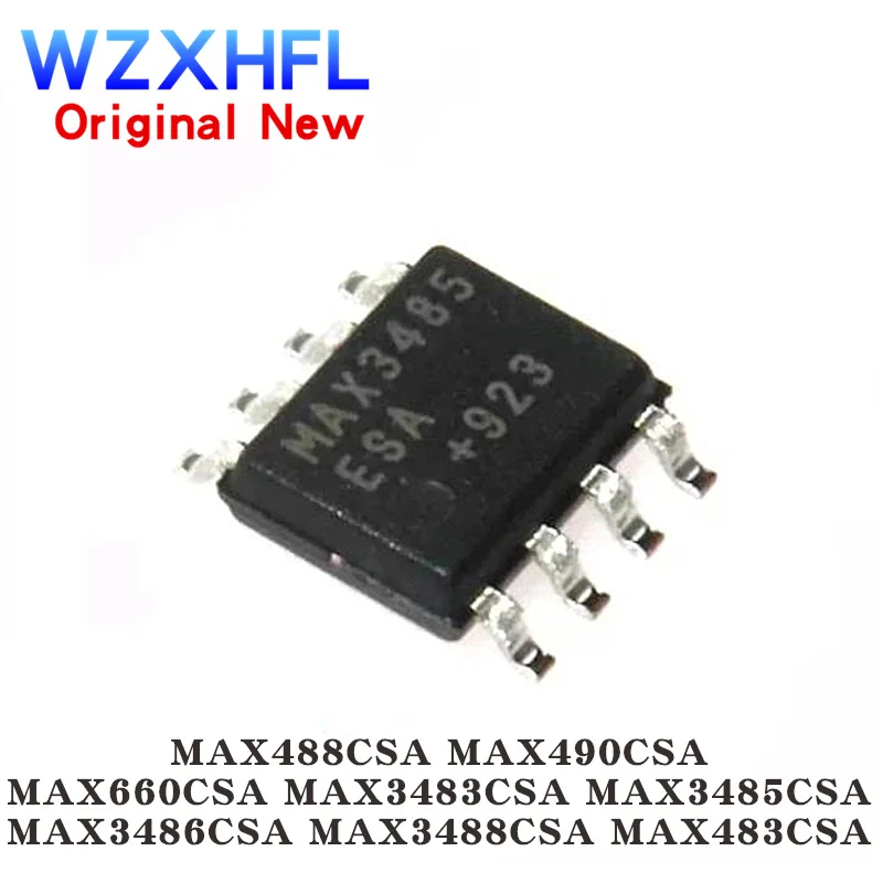 Новинка, MAX483CSA MAX483 MAX488CSA MAX488 MAX490CSA MAX660CSA MAX3483CSA MAX3485CSA MAX3485ESA MAX3486CSA MAX3488CSA SOP8, 10 шт.