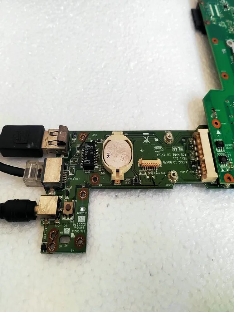 ПЛАТА ввода-вывода K42JC REV: 2 1 для Asus K42J X42J A42J A40J K42JR K42JZ K42JY K42JV X42D K42D K42F питания USB б/у