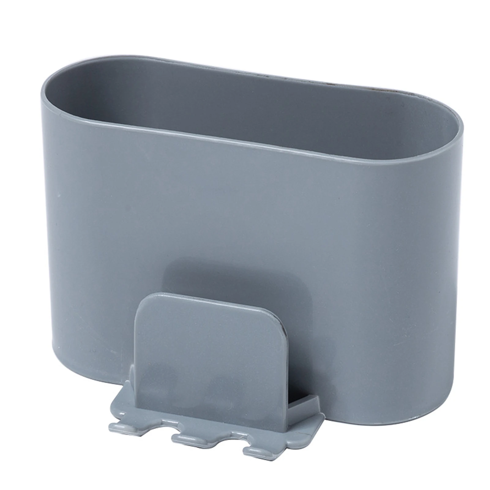 

Toothbrush Holder Rack with Cup Holder Adhesive Wall-mounted Toothpaste Storage Stand with Drainage Holes for Bathroom