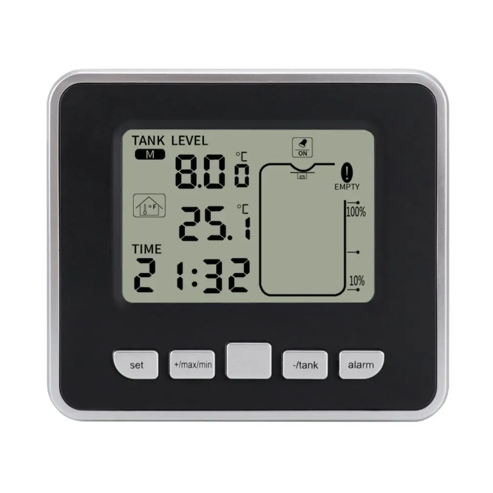 

Измеритель температуры в помещении, цифровые часы, термометр, многофункциональный ультразвуковой электронный фотометр уровня воды