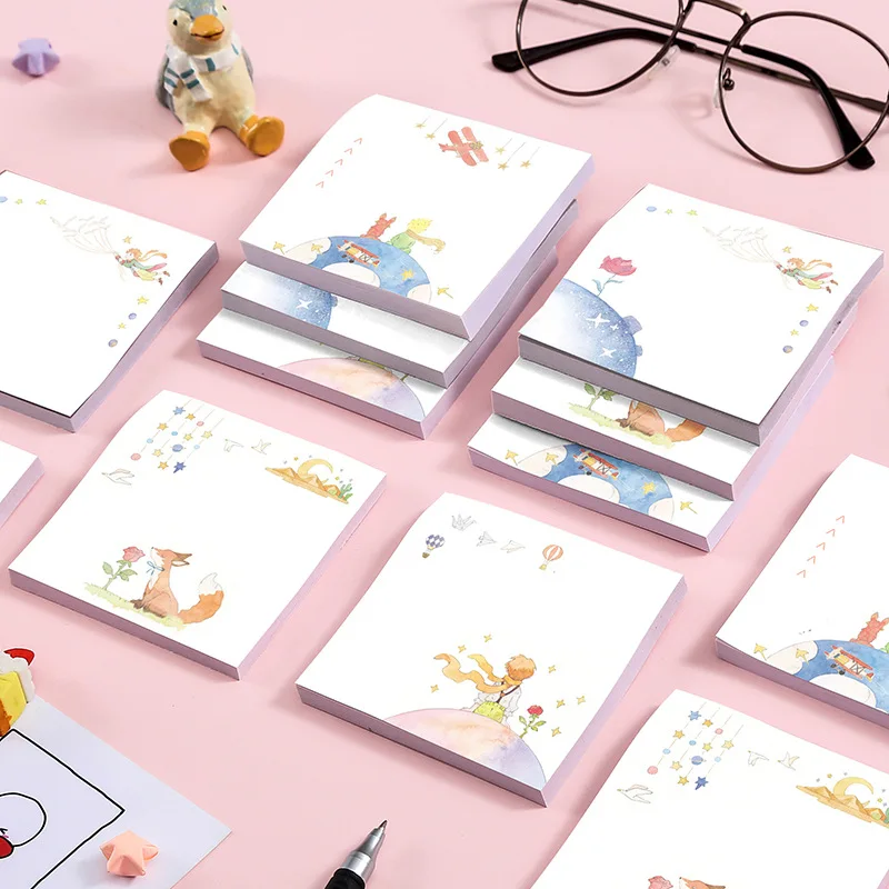 

1pc 50sheets/pc Cartoon Animal Prints Memo Pad Kawaii Sticky Note Notepad Mini Diary Scrapbook Stationery Writing Pads