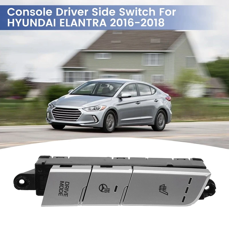 

1 Pcs Console Switch For -HYUNDAI -ELANTRA 2016-2018 Black 93300F2280TPL 93300F2280THU