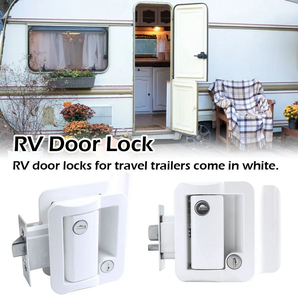 

Anti Aging Home Boat Camper Motor Two Keys RV Door Lock Knob Deadbolt