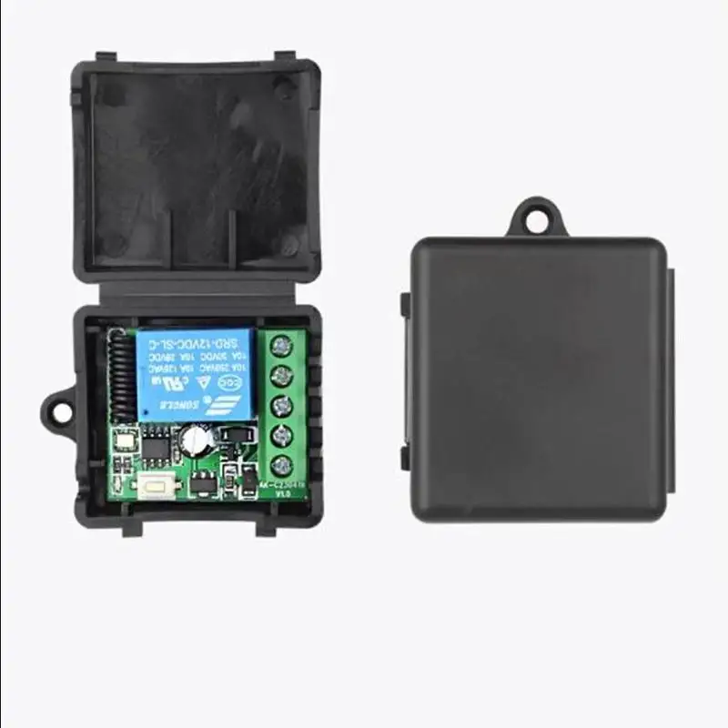 433 МГц DC12V 1CH 1Channel 10A Релейный переключатель дистанционного управления