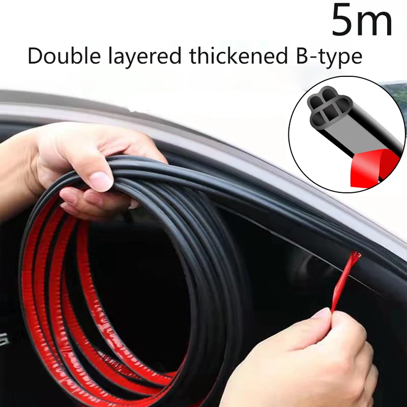 

Универсальная 5 м авто дверь багажника Sael Strip резиновая уплотнительная лента простая установка и защита от атмосферных воздействий