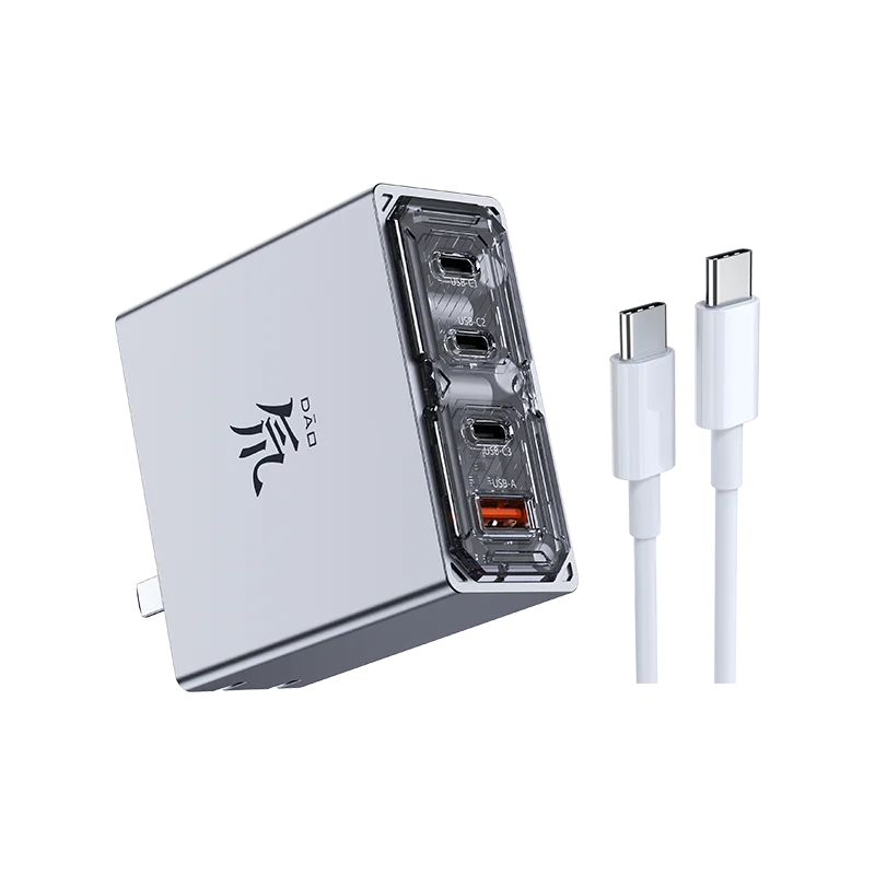 

Устройство для быстрой зарядки Nubia Dao, 100 Вт, 4 порта, GaN 3 Pro, PA0223B, 100 Вт, зарядное устройство с максимальной мощностью 5 А, 100 Вт, кабель передачи данных с двумя портами Type-C, исследование Editi