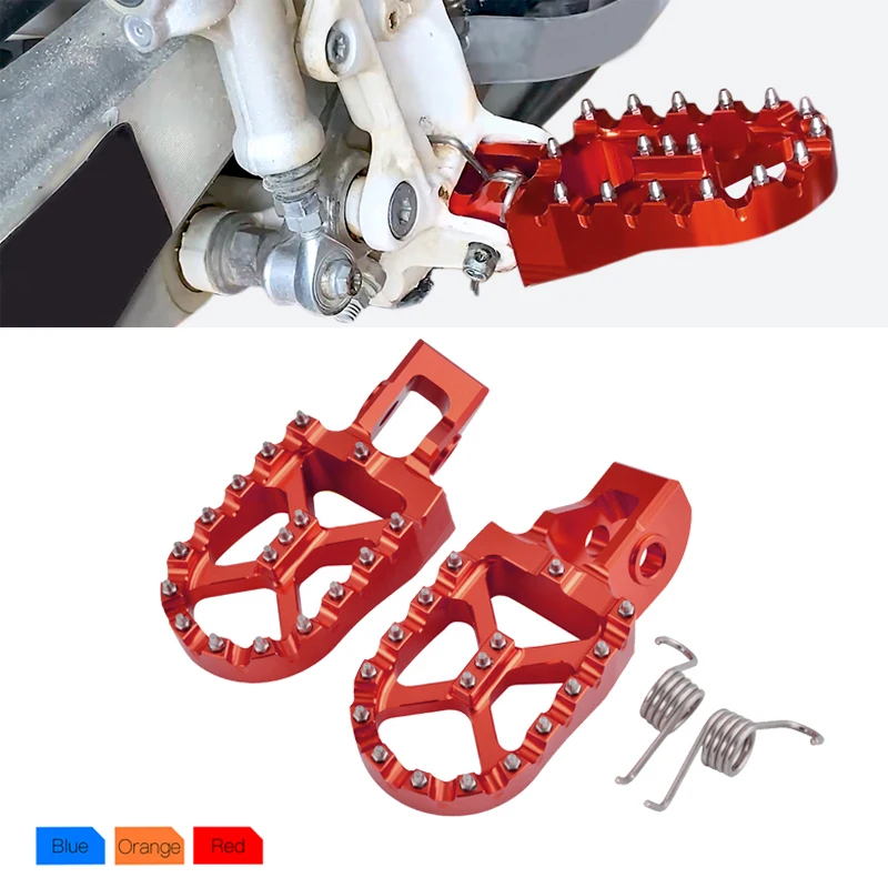 

NICECNC 57mm Footpeg Foot Pegs Rests Pedal For Gas Gas MC MCF EX EXF EC ECF 125 250 300 350 450 2021-2023 2022 KTM Husqvarna