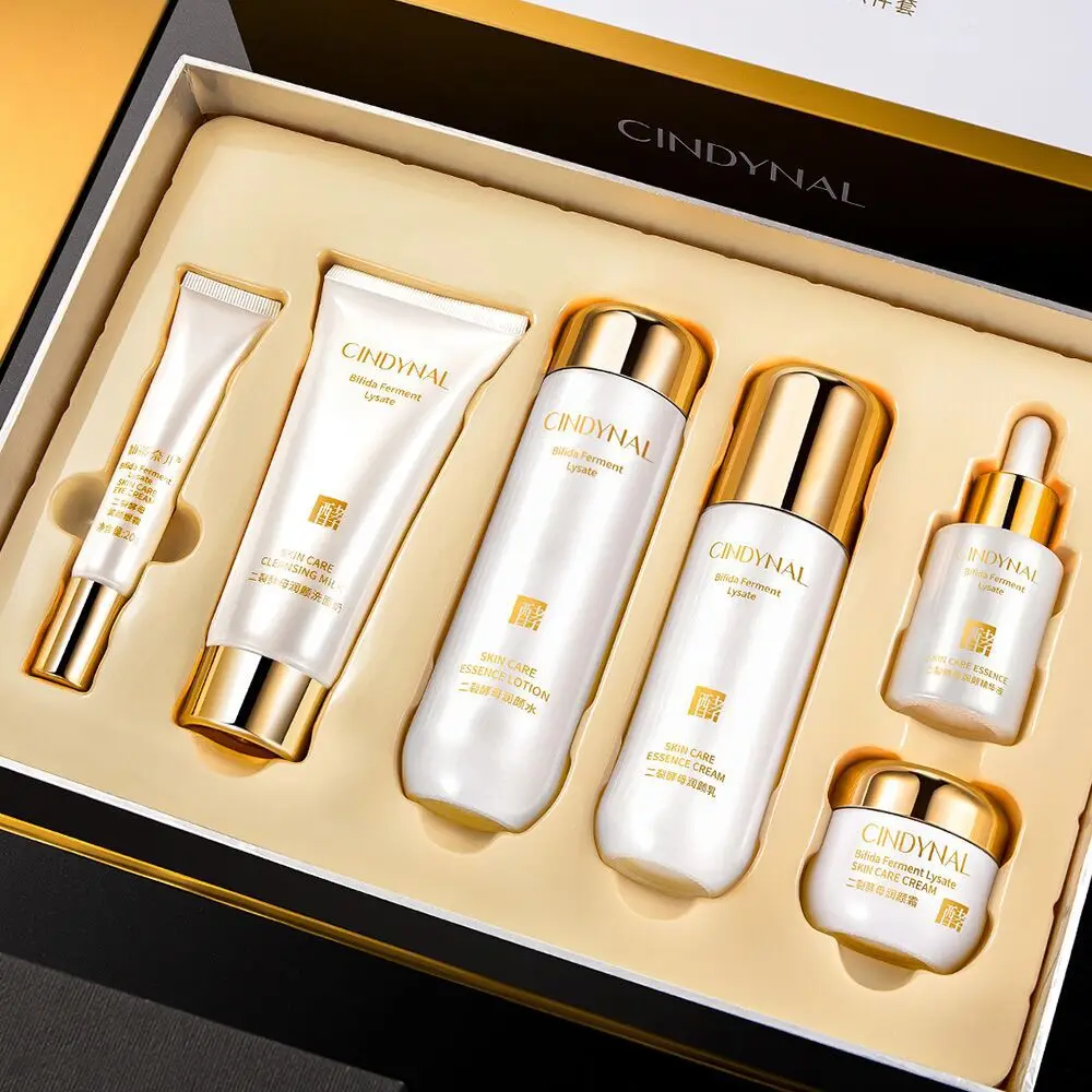 Bifida Ferment Lysate Beauty Skin Care Set 6Pcs Moisturize Repair Firming Anti-wrinkle Face Cream Facial Care Set Cosmetics