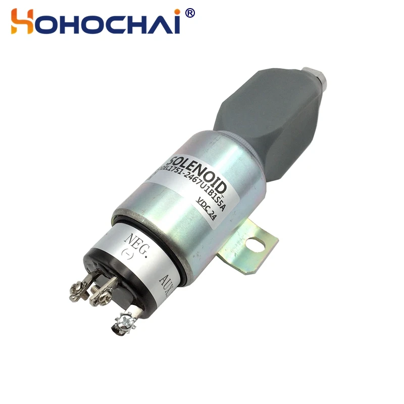 Peça 17512467u1b1s5a da Máquina Escavadora Sa3393-24 Combustível Cortou a Válvula Solenóide 24v 12v do Solenóide do Motor da Flameout a