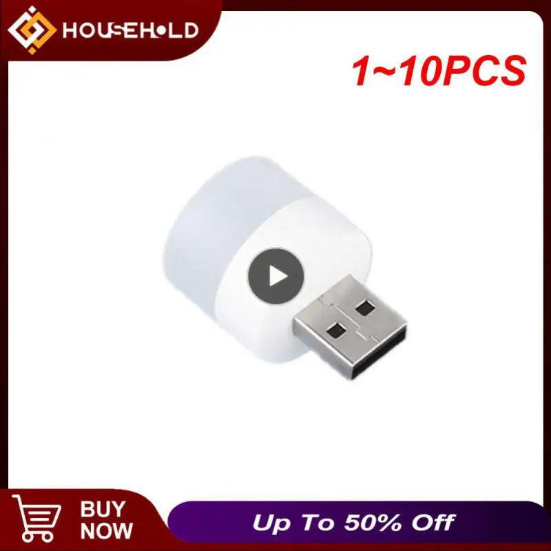

1~10PCS Portable USB 5V LED Reading Lamp Mini Book Light Foldable Camping Night Lights Table Lamps For Power Bank