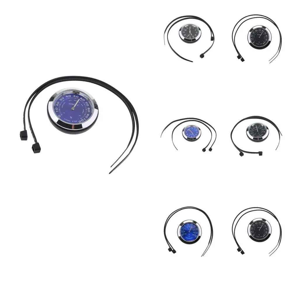 Универсальные часы с циферблатом для мотоцикла термометр гигрометр