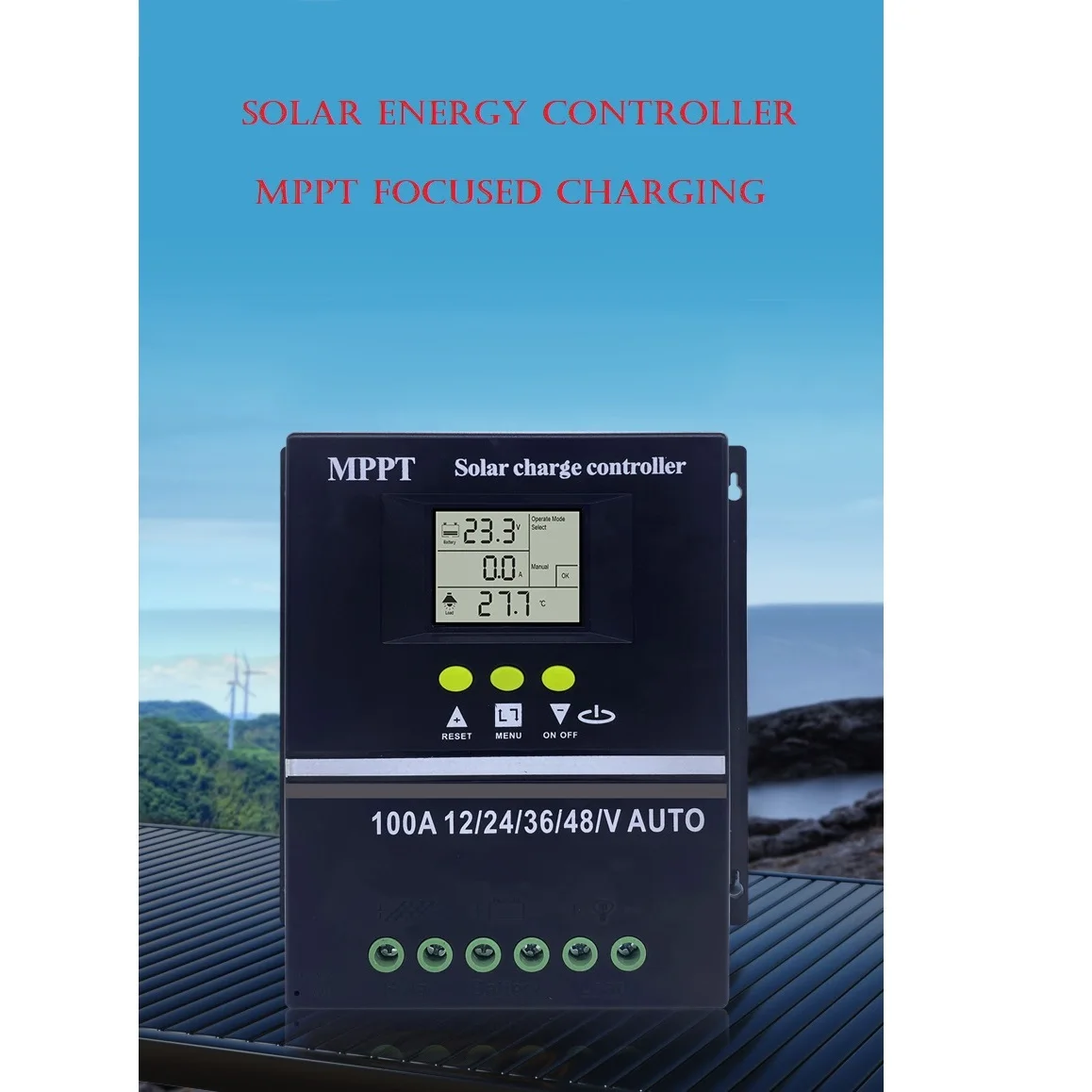 

Контроллер солнечной энергии, автоматический универсальный литиевый аккумулятор 12 В, 24 В, 36 В, 48 В, фотоэлектрическая панель, генератор энер...