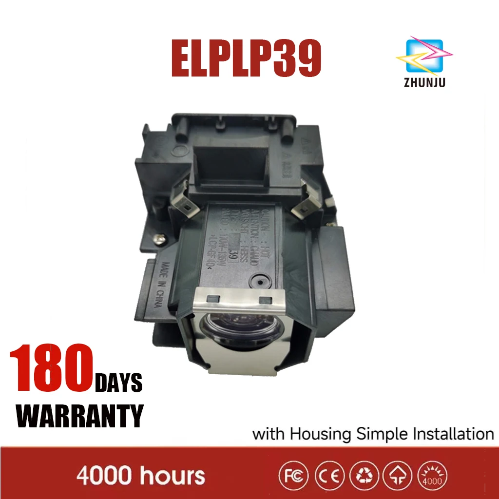 

Original ELPLP39 /V13H010L39 Projector Lamp with Housing for Epson EMP-TW1000 TW700 TW2000 Home Cinema 1080 1080UB