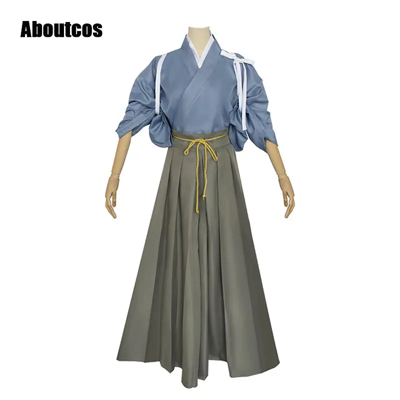 

Aboutcos Game Genshin Impact Kamisato Ayaka Women Cosplay Costume Kamisato Ayato Men Kimono Halloween Party Anime Uniform Suit