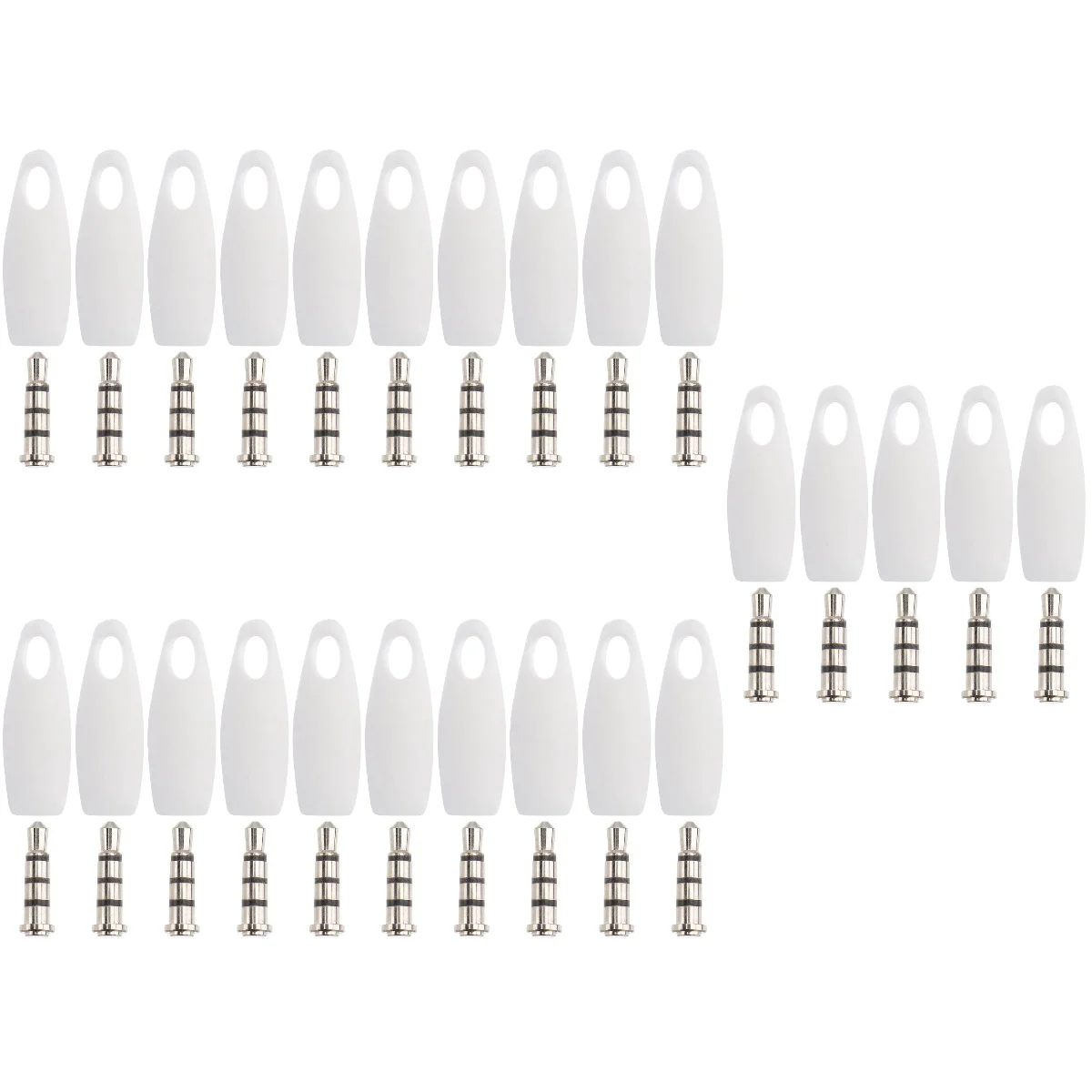 

25 Sets of Audio Mobile Microphone Blockers Tablet Mic Blocker with Covers