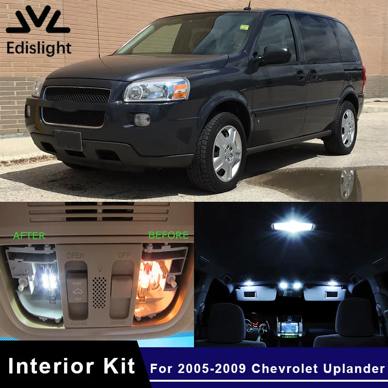 

14 шт., лампы для салосветильник автомобиля Chevrolet Uplander 2005 2006 2007 2008 2009