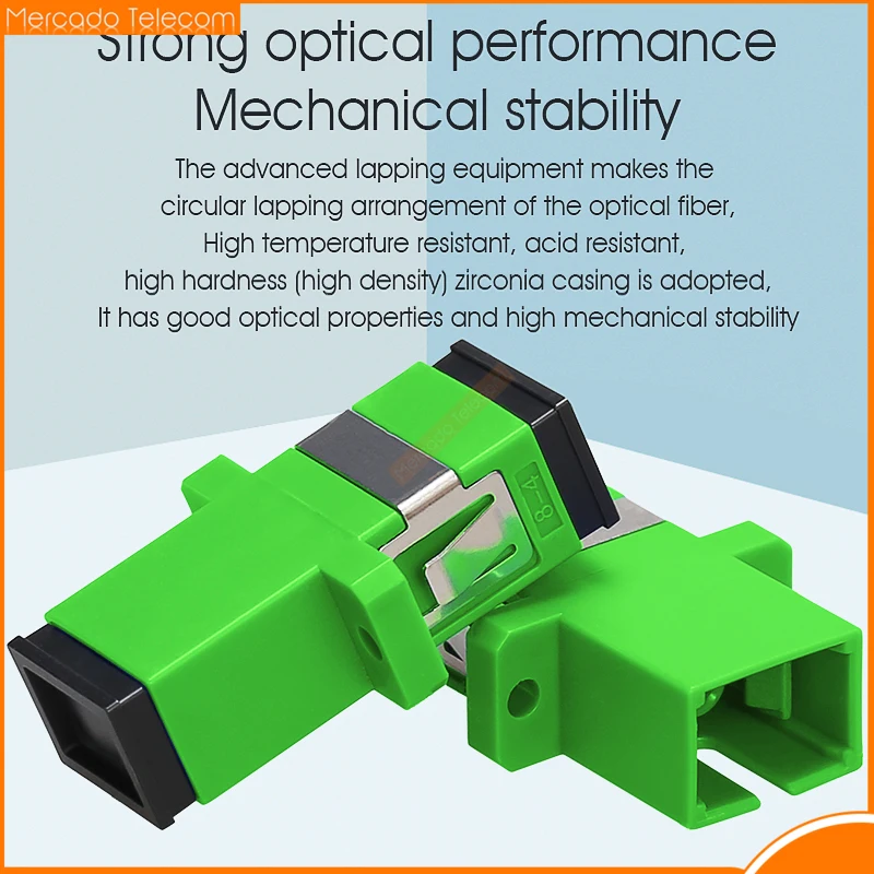 50-400Pcs Lot Fiber Optic Connector Adapter SC/UPC SM Flange Singlemode Simplex SC-SC APC Coupler Special Wholesale to Brazil