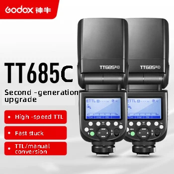 

GODOX TT685C E-TTL 2.4G Wireless Speed Flashlight Speedlite for Canon EOS 650D 600D 550D 500D 5D Mark III DSLR DSLR Camera