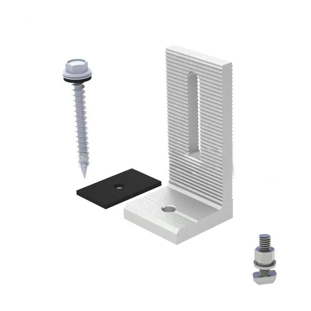 

Mounting Bracket Solar Panel Roof System Carvan For RV Hardware L Foot Marine Photovoltaic 90 Degree Accessories