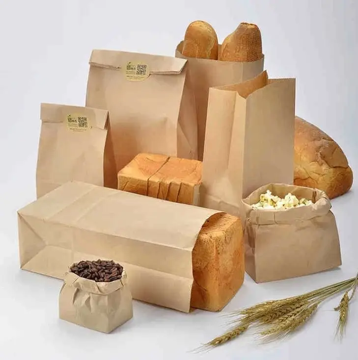 Paper Bag Brown Shopping Packaging Flat Handle Automatic Square Bottom Making Machine |