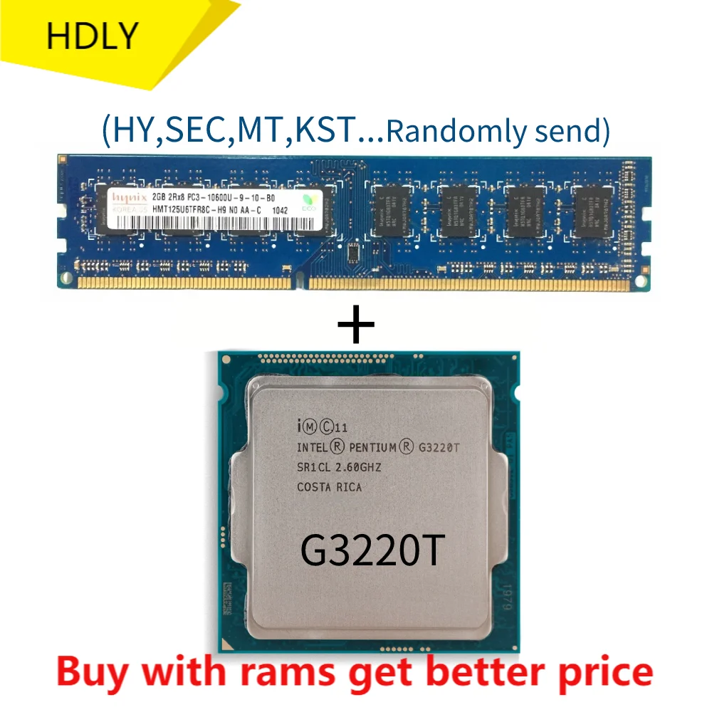

DDR3 2G 1333 МГц с процессором G3220T 3,0 ГГц 3M кэш LGA 1150 G3220T ЦП