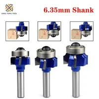 lang tong tool 6 35mm shank z4 corner round router bit r1 r2 r3 trim edging woodworking mill classical cutter bit for wood lt096