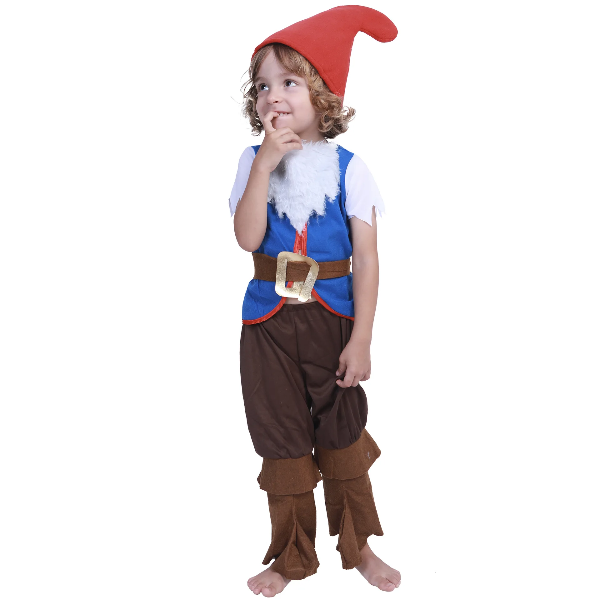 

Unisex Boys Girls Dwarf Goblin Cosplay Kids Children Halloween Elf Anime Costumes Carnival Purim Parade Role Playing Party Dress