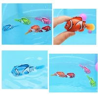cat interactive electric fish toy water cat toy for indoor play swimming robot fish toy for cat and dog with led light pet toys