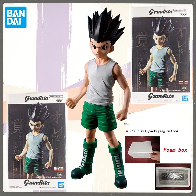 Фото В наличии: Оригинальная фигурка Banpresto Hunter x Hunter Grandista Гон Фрикс, модель аниме-персонажа, игрушка, подарок №1