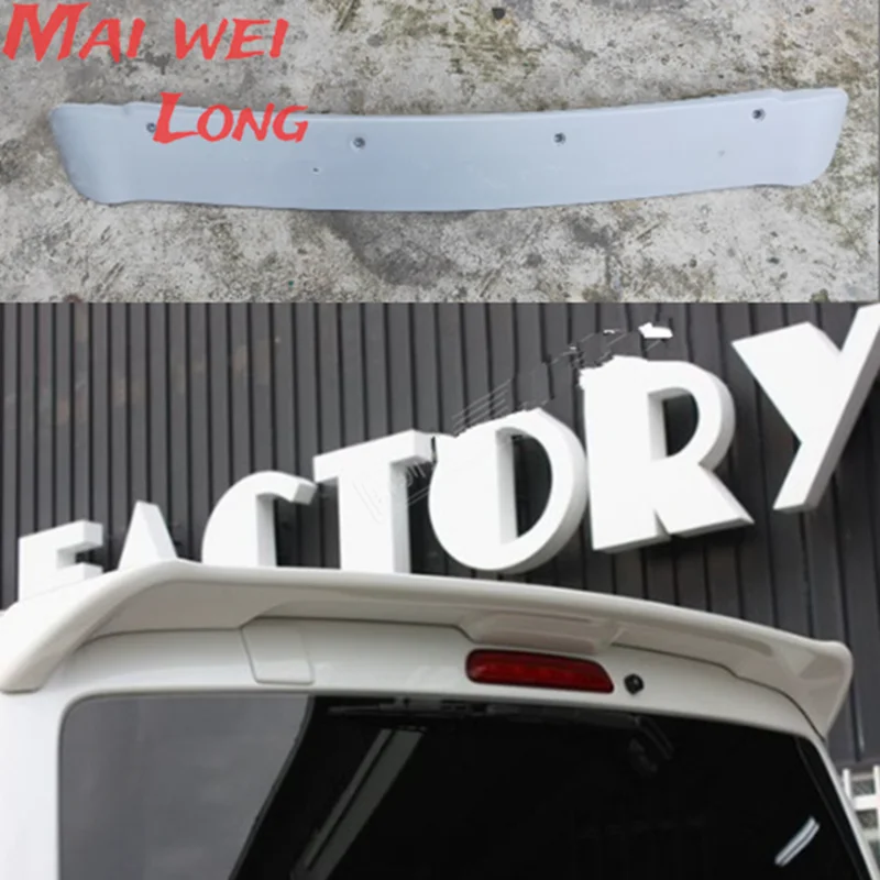 

Rear Roof Spoiler For Toyota Hiace 2005 to 2018 ABS Plastic Unpainted Primer Rear Trunk Wing Lip Spoiler Car Styling Decoration