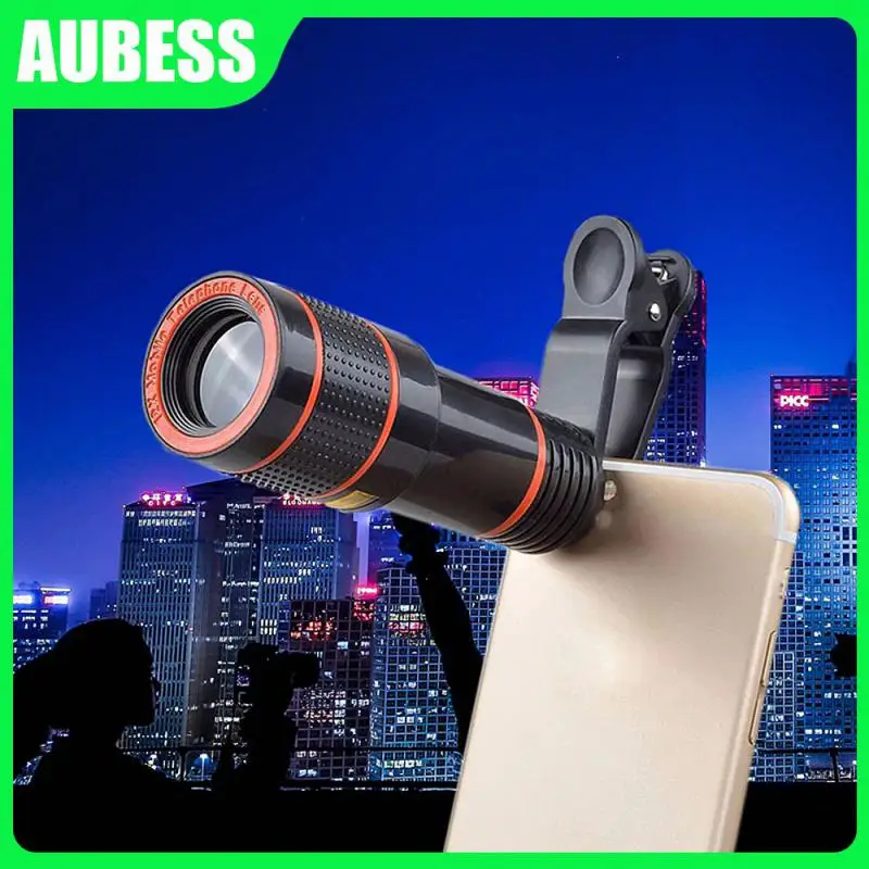 

8/12X Mobile Phone Camera Lens Universal HD Zoom Lens Kit No Dark Corner Optical Telescope Lens For iPhone Samsung Smart Phones