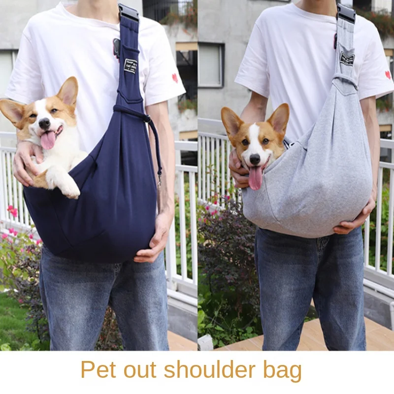 

Pet Dog Carrier Bag Outdoor Travel Puppy Breathable Shoulder Fold Backpack Dogs Comfort Crossbody Handbag Kitten Transport Pets