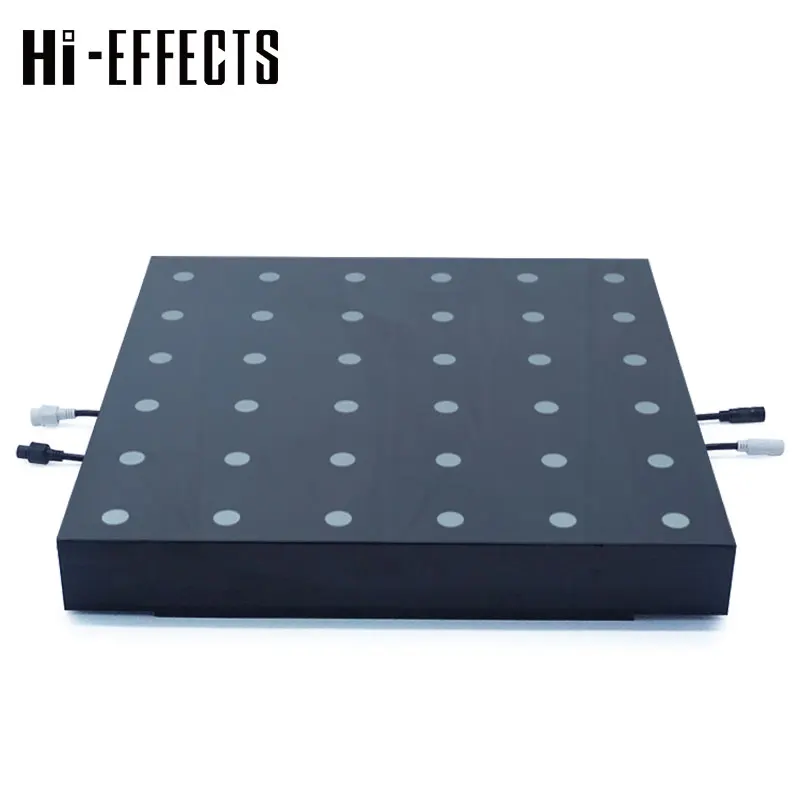 3D Mirror LED Dance Floor Panel SD Control 36 Pixels Digital Waterproof Stage Floor for Wedding Party DJ Disco 50x50cm