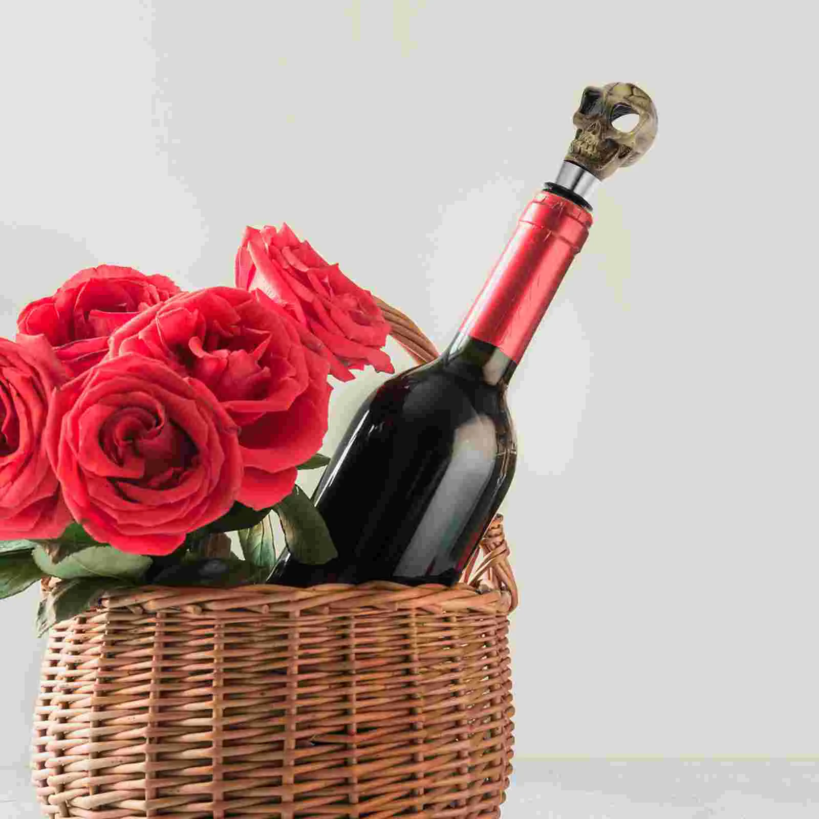 2 шт. пробки для еды пробка бутылок с черепом напитков из алюминиевого сплава