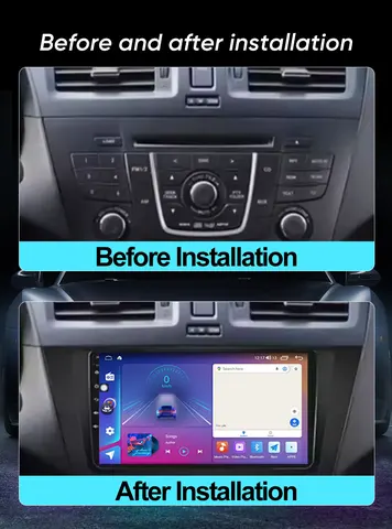 Автомобильный мультимедийный плеер Android 14 для Mazda 5 3 CW 2010 2011 2012 2013 2014 2015 Mirror Link Carplay Android Auto Intelligent