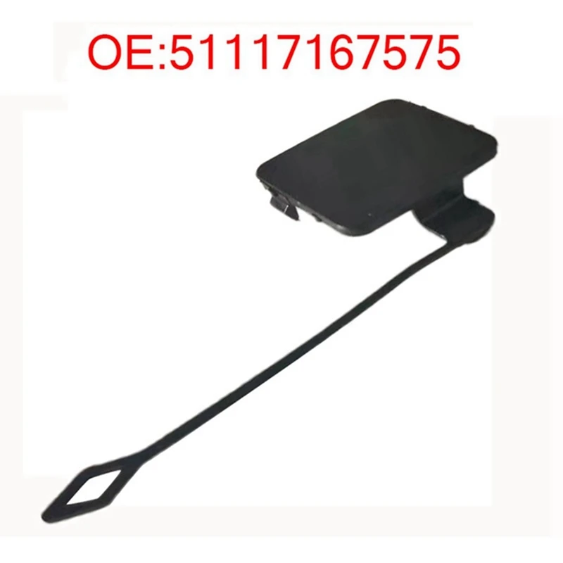 

1 PCS Front Trailer Cover Front Bumper Trailer Hook Cover Car Accessories Black Car For BMW E90 E91 318I
