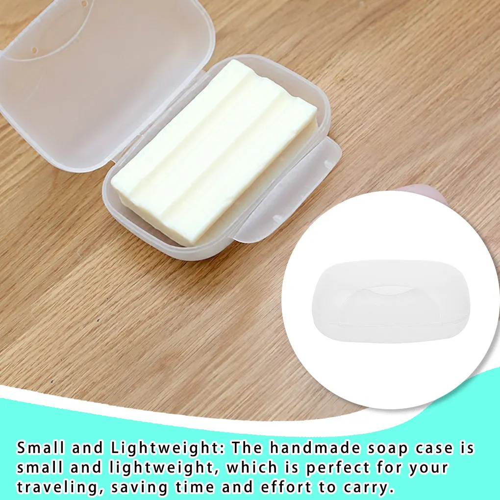 

1pcs New Travel Hiking Soap Box Hygienic Holder Easy To Carry Soap Box Bathroom Dish Shower Cover Supply Portable Soap Organizer