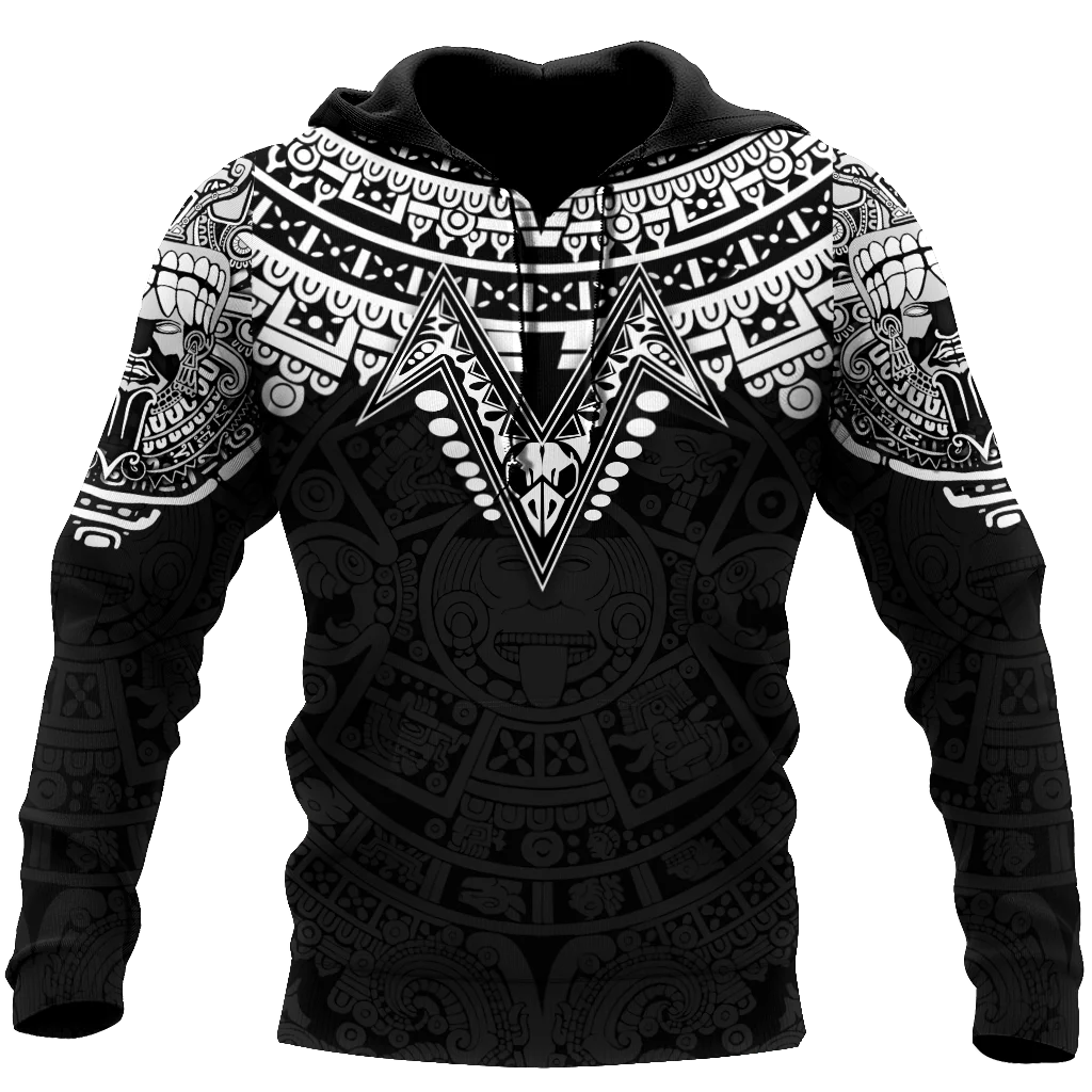 

2021 Viking Aztec Warrior Tattoo Neue Mode Trainingsanzug casual 3D Print Zipper/Hoodie/Sweatshirt/Männer der Frauen stil -35