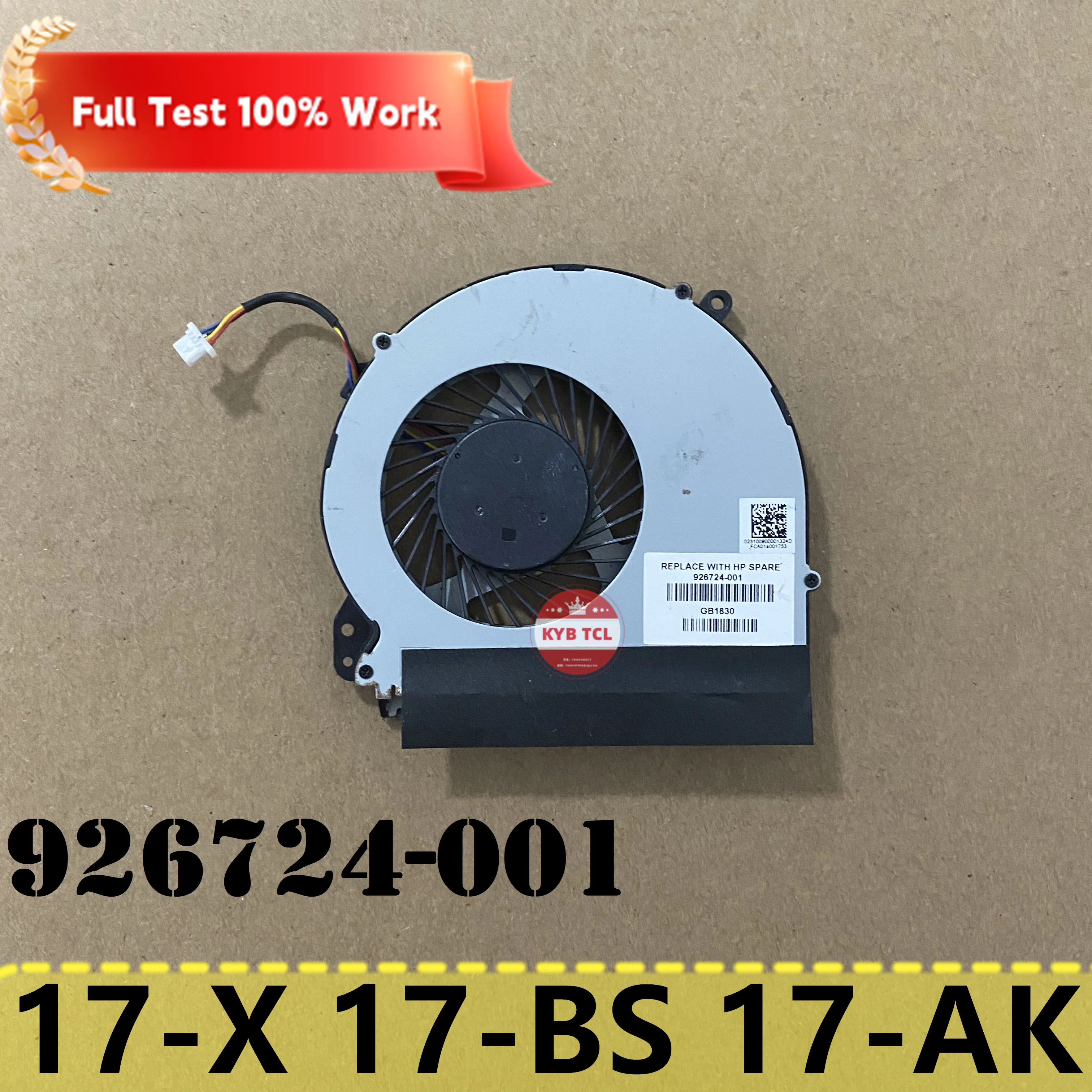HP 17-X 17-x001ds 17-x012ds 17-BS 17-BS011DX 17-AK 17-AK000 17- t-bs 17-BS011DX ноутбук охлаждающий вентилятор процессора ноутбука 926724-001