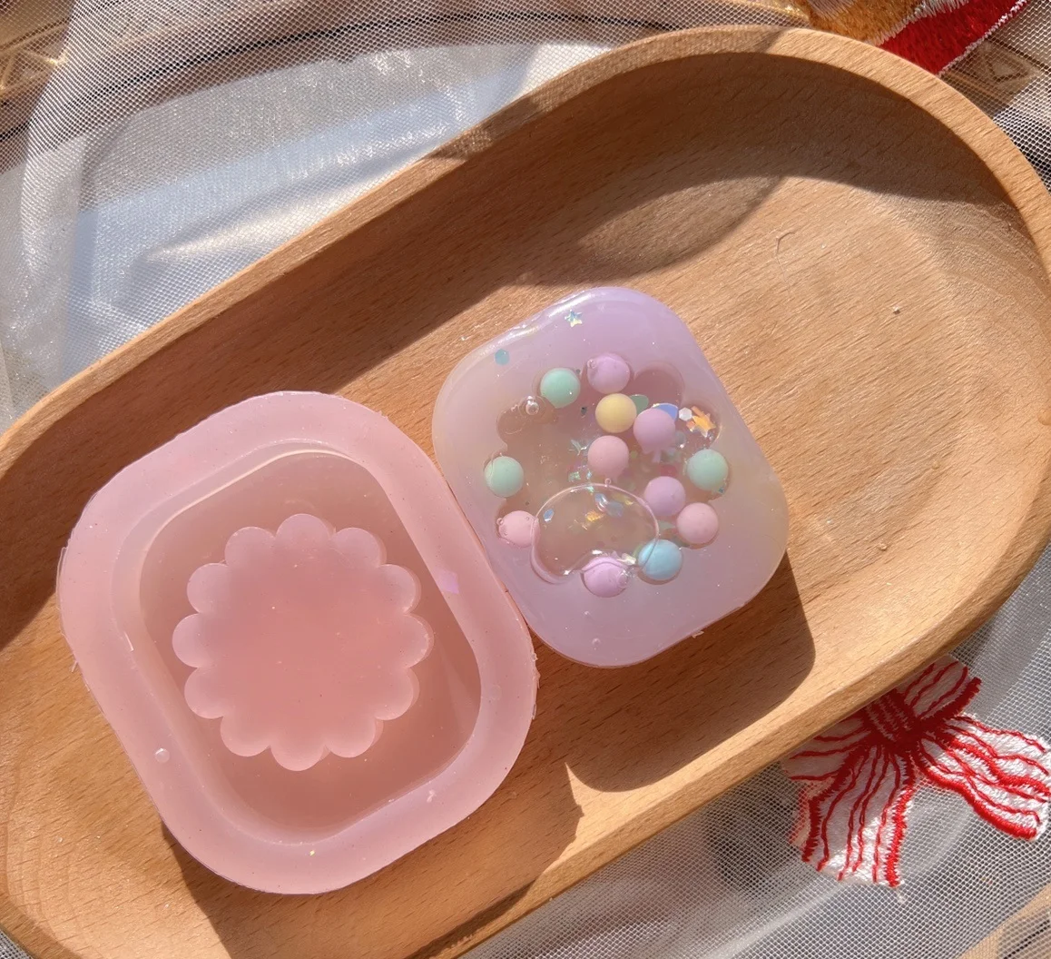 Фоторамка милая Прямоугольная с блестящим песком