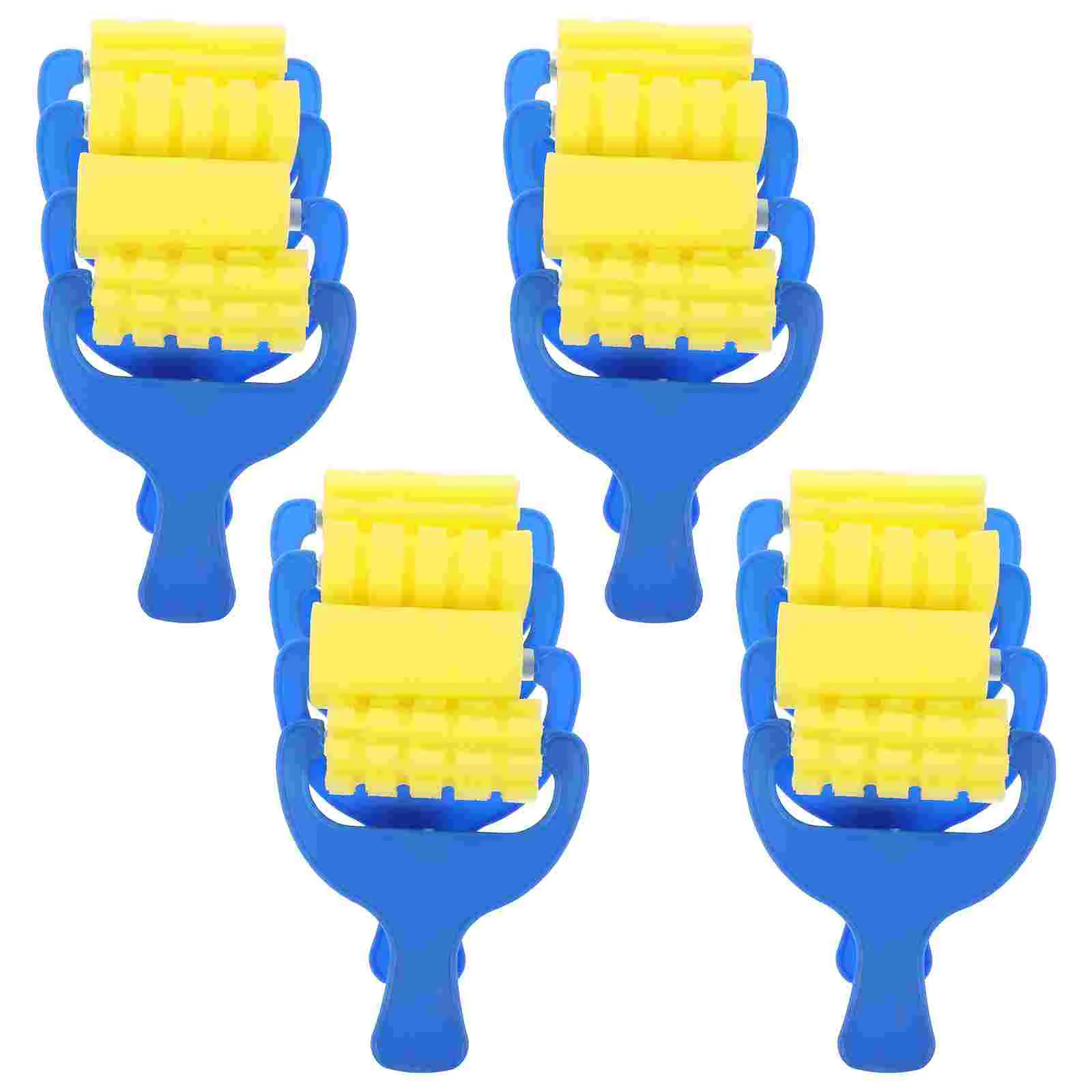 

Sponge Kids Brush Painting Rollerfor Brushes Sponges Set Children Rounddrawing Graffiti Mini Shapes Rollers Craft Accessories