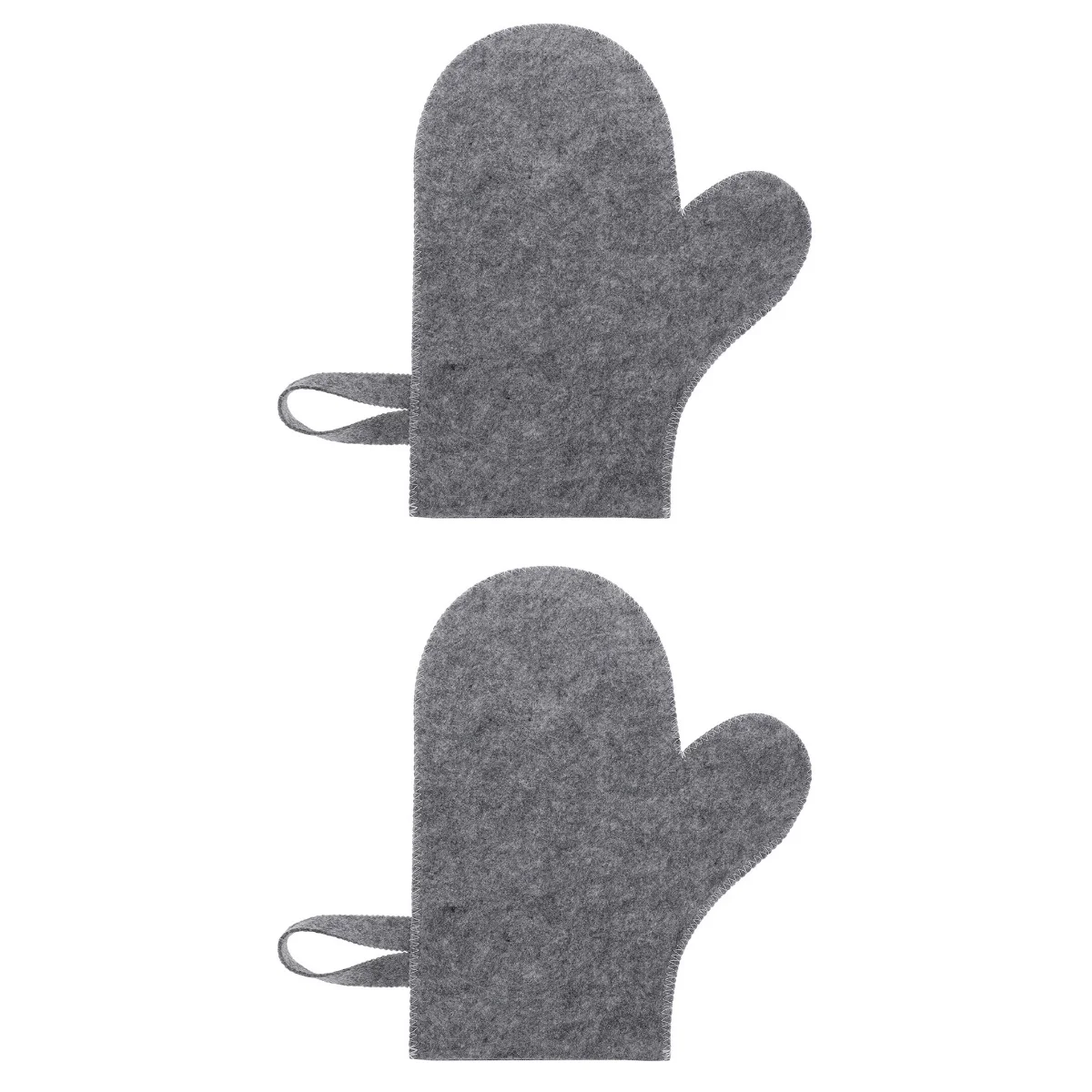 

Russian Banya Accessories Felt Sauna Gloves Korean Scrub Mitt Heat Protecting Mitten