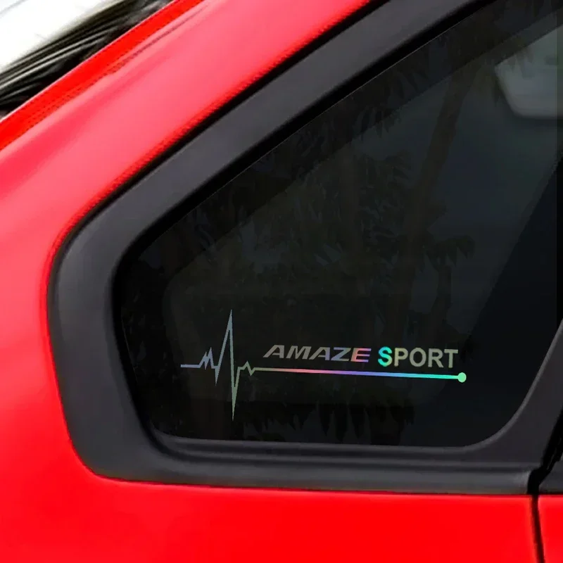 Виниловые автомобильные наклейки эмблема боковое окно наклейка для Honda AMAZE SPORT Logo