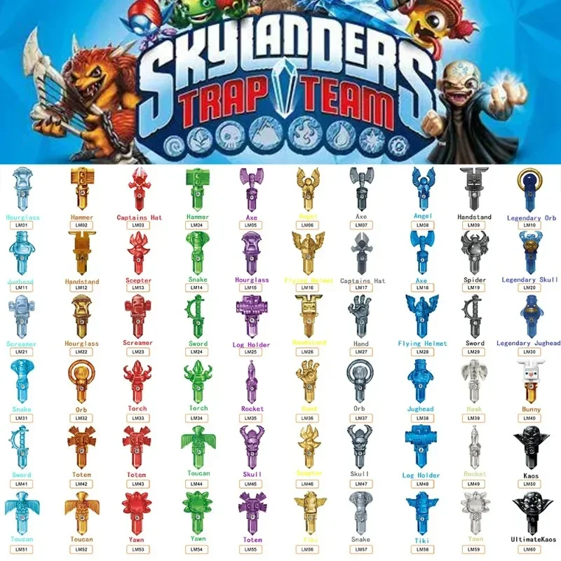 Фото Skylander Trap Team Игровая консоль Чип NFC Монеты Spyro Dragon Imaginit Creation Кристалл Игрушка для мальчиков №1
